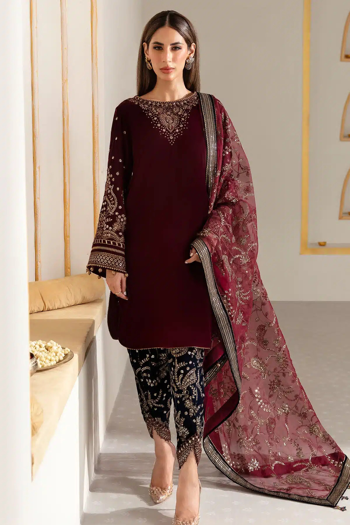 Jazmin | Velvet 23 | VF-2017 -  Jazmin Formal - Original Designer Dress - House of Maryam