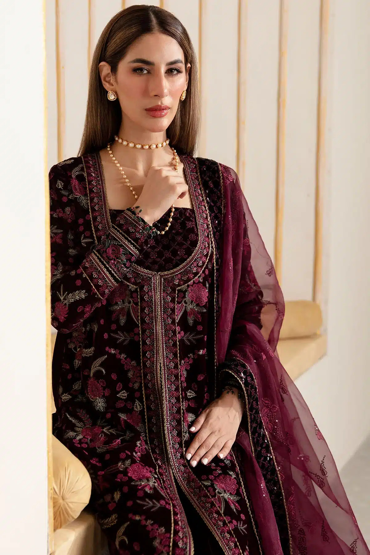 Jazmin | Velvet 23 | VF-2010 -  Jazmin Formal - Original Designer Dress - House of Maryam