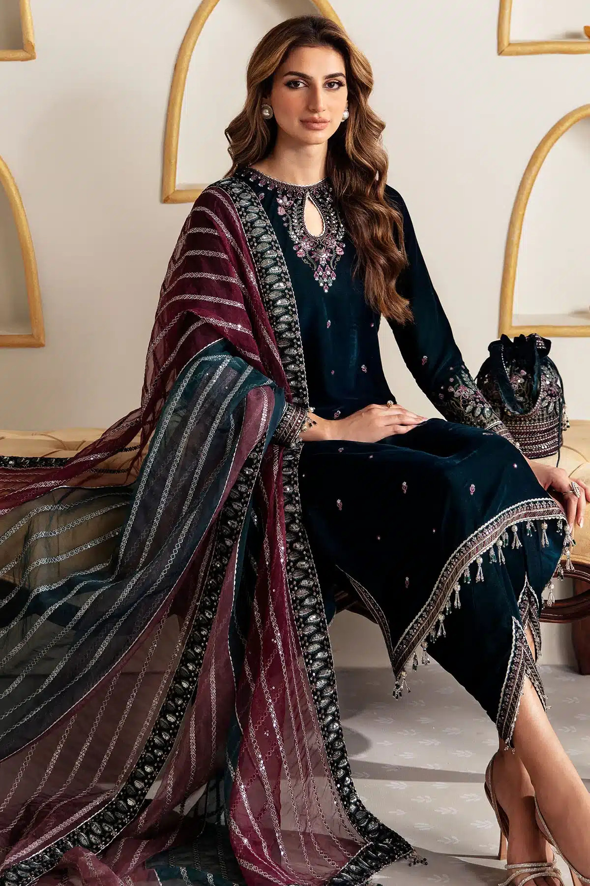 Jazmin | Velvet 23 | VF-2008 -  Jazmin Formal - Original Designer Dress - House of Maryam