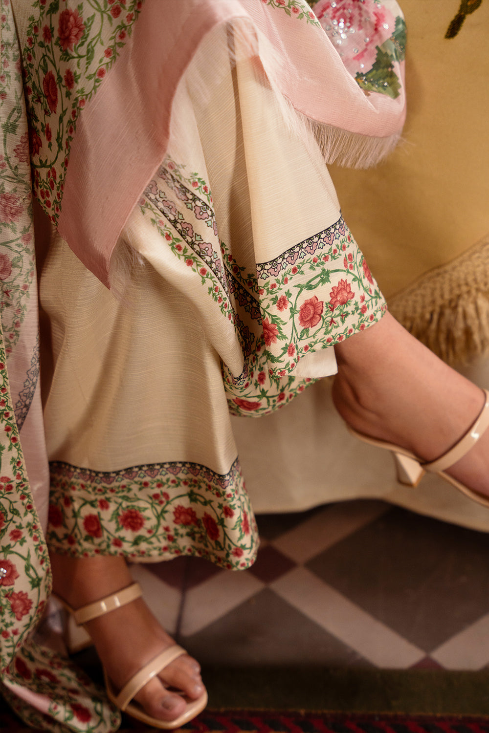 Saira Rizwan | Dahini Silk Pret | ADELIA -SRLP07-25 -  Saira Rizwan Ladies Clothes -  House of Maryam