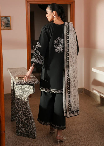 Jeem | Lawn 26 | IVORY INK BLACK-Brand:Jeem-Type:Ladies Clothes-Black-Lawn-House of Maryam- Buy in UK, USA