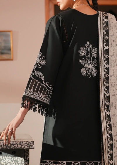 Jeem | Lawn 26 | IVORY INK BLACK-Brand:Jeem-Type:Ladies Clothes-Black-Lawn-House of Maryam- Buy in UK, USA