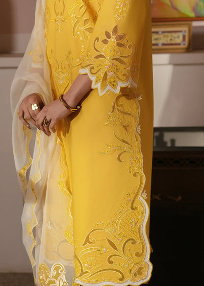 Jeem | Lawn 26 | SUNFLARE-Brand:Jeem-Type:Ladies Clothes-Yellow-Lawn-House of Maryam- Buy in UK, USA