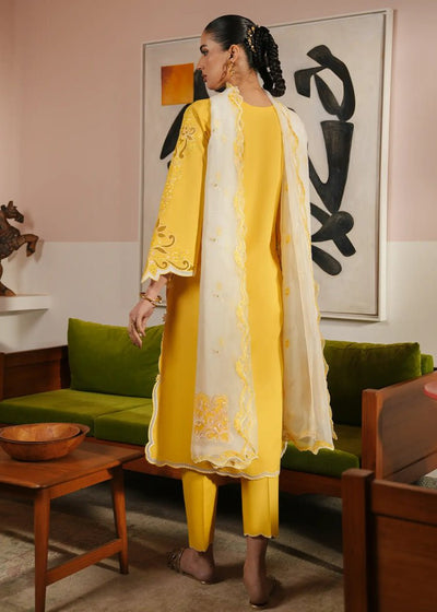 Jeem | Lawn 26 | SUNFLARE-Brand:Jeem-Type:Ladies Clothes-Yellow-Lawn-House of Maryam- Buy in UK, USA