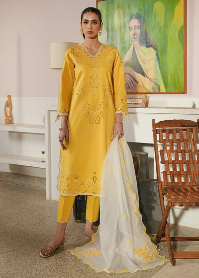 Jeem | Lawn 26 | SUNFLARE-Brand:Jeem-Type:Ladies Clothes-Yellow-Lawn-House of Maryam- Buy in UK, USA