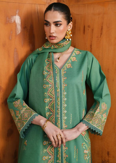 Jeem | Lawn 26 | WILD IVY-Brand:Jeem-Type:Ladies Clothes-Bold Green-Organza-House of Maryam- Buy in UK, USA