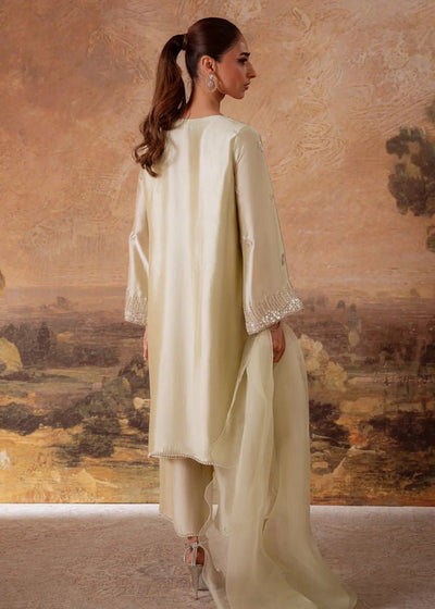 Jeem | Signature Edit 26 | DALIA MINT GREEN-Brand:Jeem-Type:Ladies Clothes-Pistachio Green-Sheesha Silk-House of Maryam- Buy in UK, USA