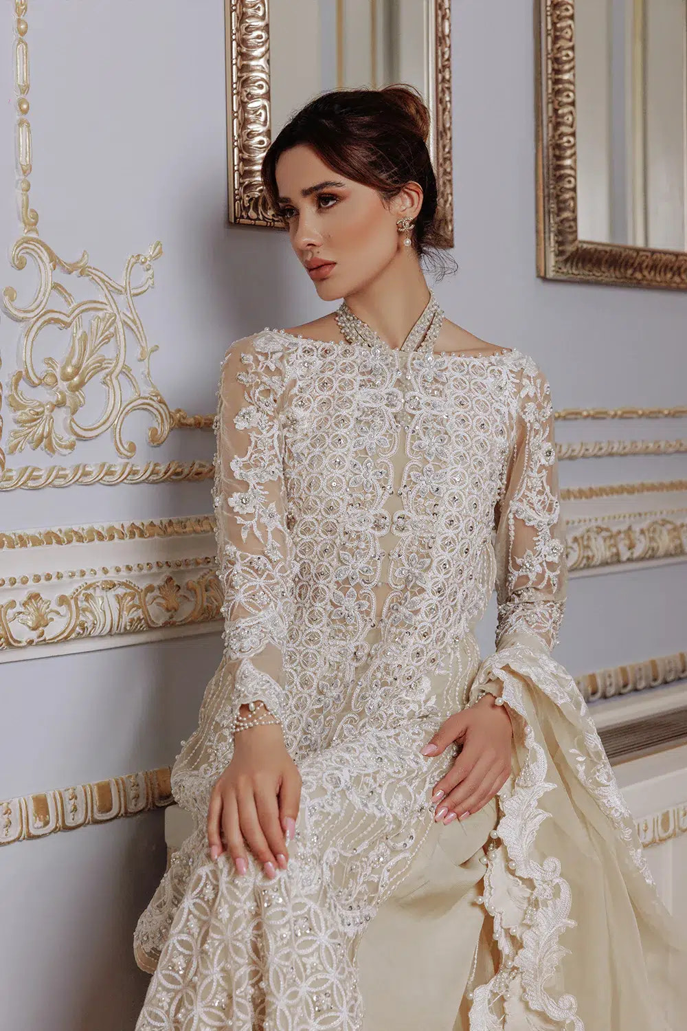 Saira Rizwan | Lumiere Festive 23 | DAISY SR-04 -  Saira Rizwan Bridal - Original Designer Dress - House of Maryam