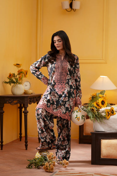 Saira Rizwan | Joolie Co ords | CHARCOAL-JBP25-02 -  Saira Rizwan Ladies Clothes - Original Designer Dress - House of Maryam