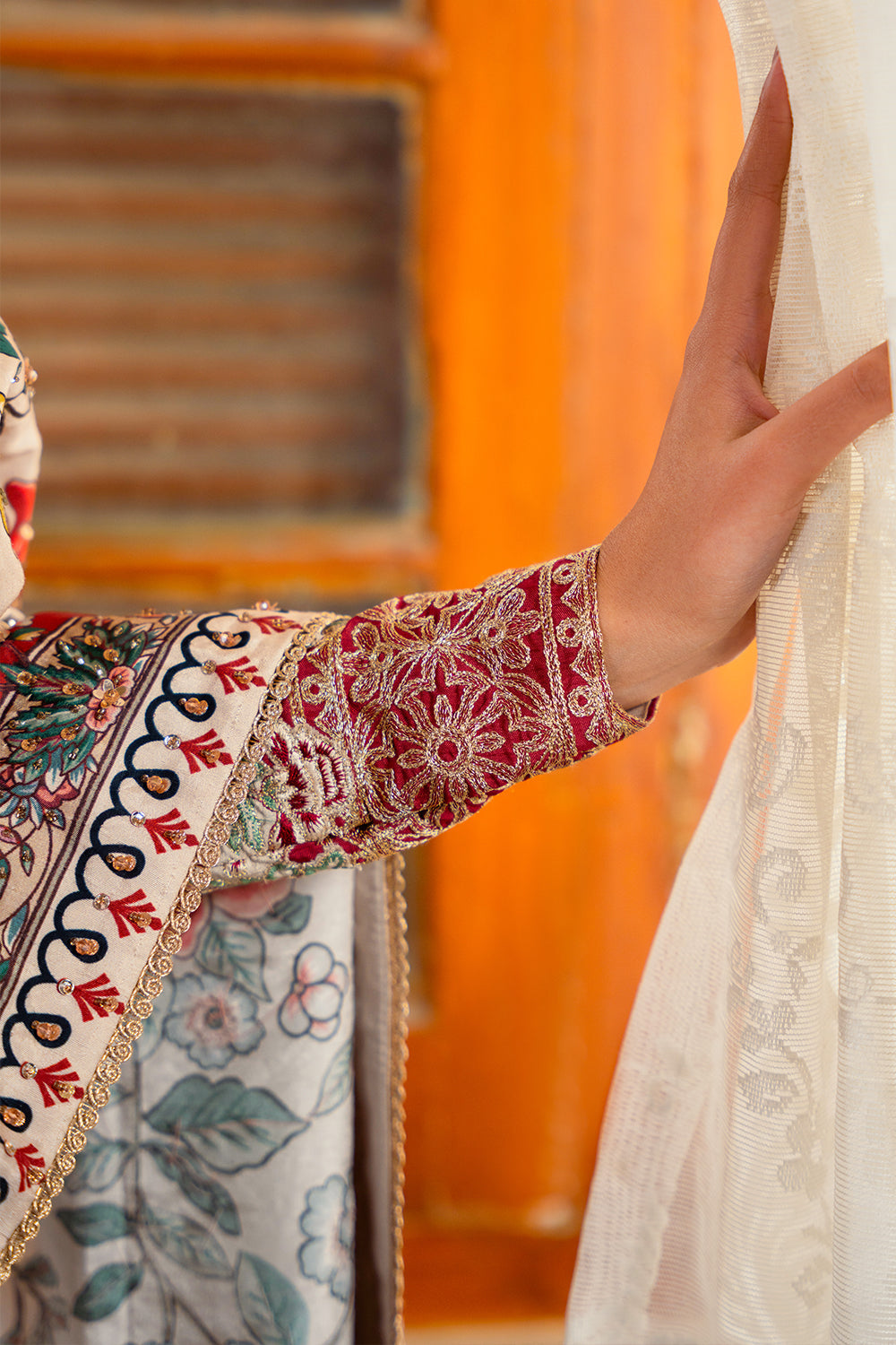 Saira Rizwan | Dahini Silk Pret | DUNE - SRLP01-25 -  Saira Rizwan Ladies Clothes - Original Designer Dress - House of Maryam