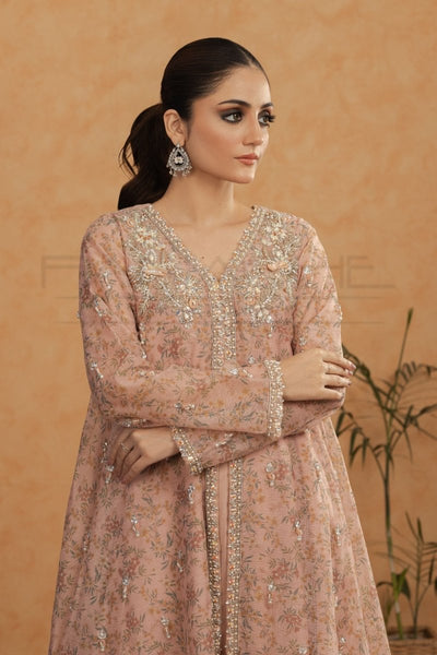 Panache | Pret | Pink Chai -  Panache By Mona  - Original Designer Dress - House of Maryam
