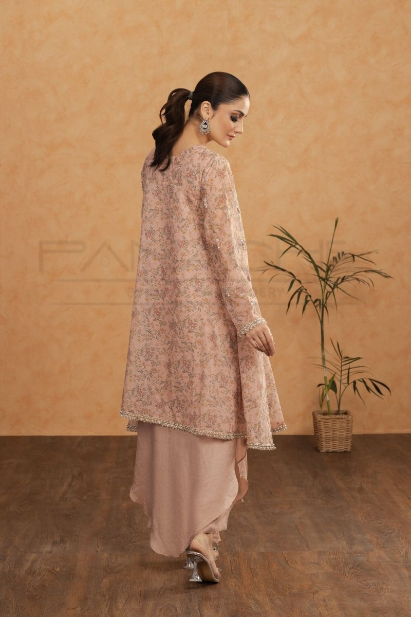 Panache | Pret | Pink Chai -  Panache By Mona  - Original Designer Dress - House of Maryam