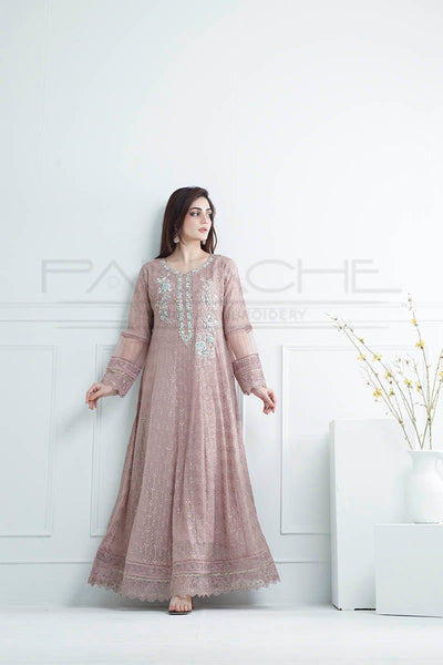Panache | Pret | Dusty Rose Elegance -  Panache By Mona clothing - Original Designer Dress - House of Maryam