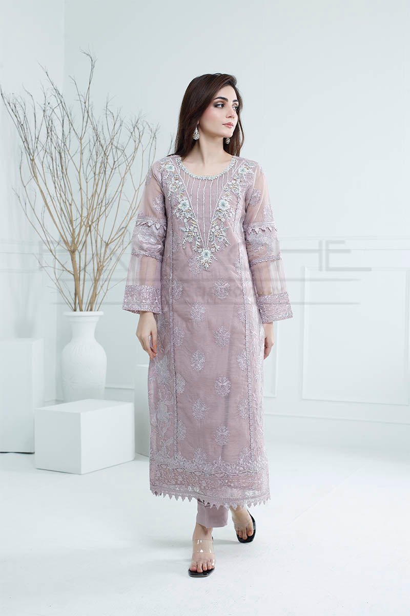 Panache | Pret | Lilac Dream -  Panache By Mona clothing - Original Designer Dress - House of Maryam
