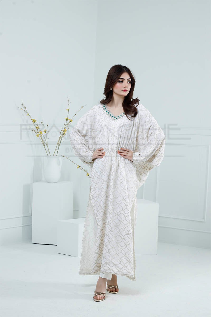 Panache | Pret | Vanilla` Silk -  Panache By Mona clothing - Original Designer Dress - House of Maryam