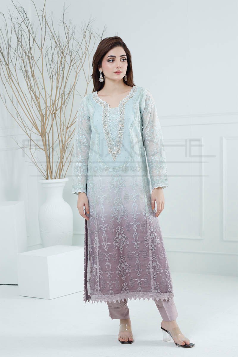 Panache | Pret | Frost And Blossom -  Panache By Mona clothing - Original Designer Dress - House of Maryam