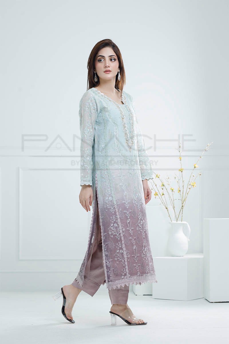 Panache | Pret | Frost And Blossom -  Panache By Mona clothing - Original Designer Dress - House of Maryam