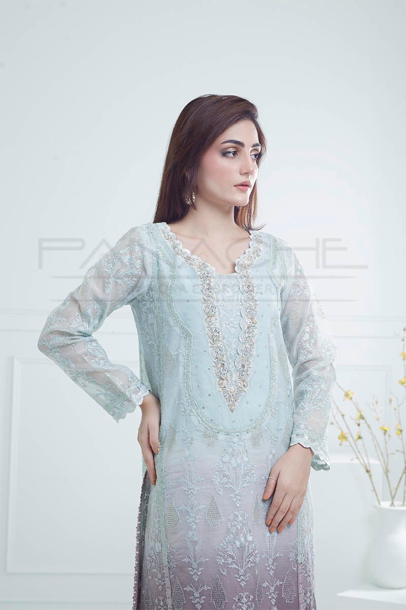 Panache | Pret | Frost And Blossom -  Panache By Mona clothing - Original Designer Dress - House of Maryam