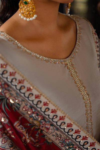 Saira Rizwan | Dahini Silk Pret | DUNE - SRLP01-25 -  Saira Rizwan Ladies Clothes - Original Designer Dress - House of Maryam