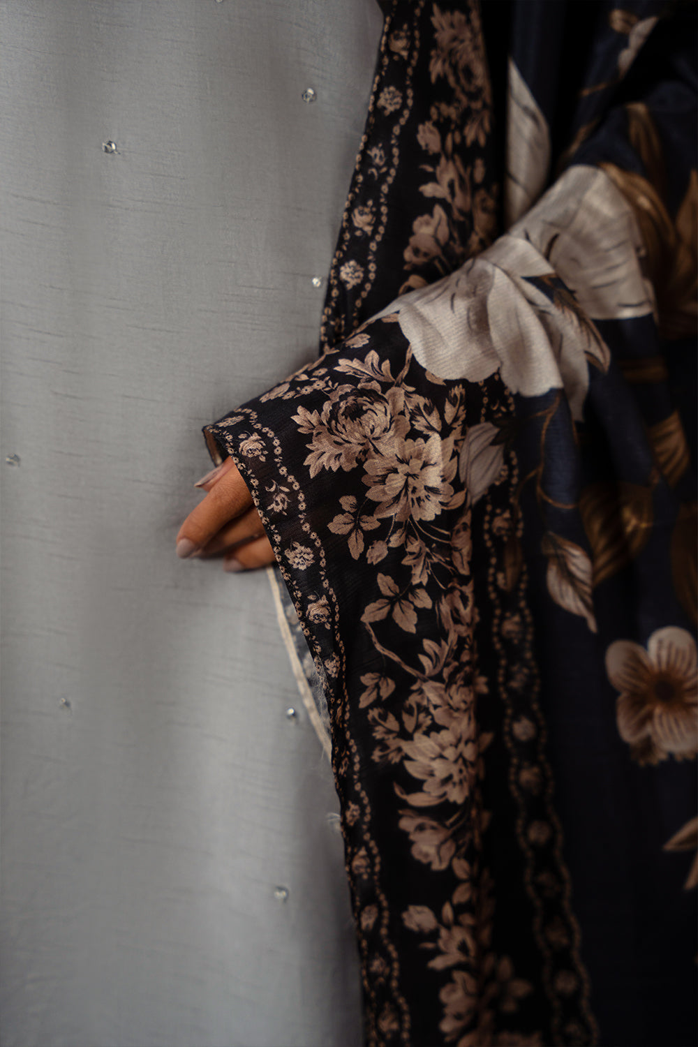Saira Rizwan | Dahini Silk Pret | SWAN - SRLP04-25 -  Saira Rizwan Ladies Clothes - Original Designer Dress - House of Maryam
