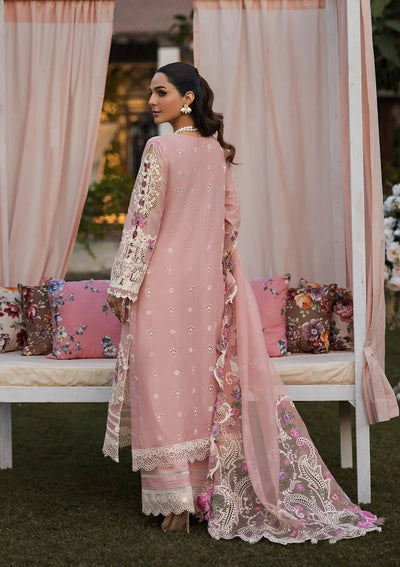 Kahf Premium | Luxury Lawn 25 | KLR-09 Bellerose-Brand:Kahf Premium-Type:Ladies Clothes-Pink-Lawn-House of Maryam- Buy in UK, USA
