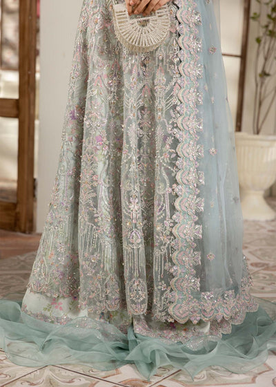 Kanwal Malik | Mirha Eid Luxury Pret 25 | Lily-Brand:Kanwal Malik-Type:Ladies Clothes-Sky Blue-Net-House of Maryam- Buy in UK, USA