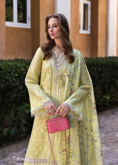 Kanwal Malik | Siena Pret | Celine-Brand:Kanwal Malik-Type:Ladies Clothes-Pistachio Green-Lawn-House of Maryam- Buy in UK, USA