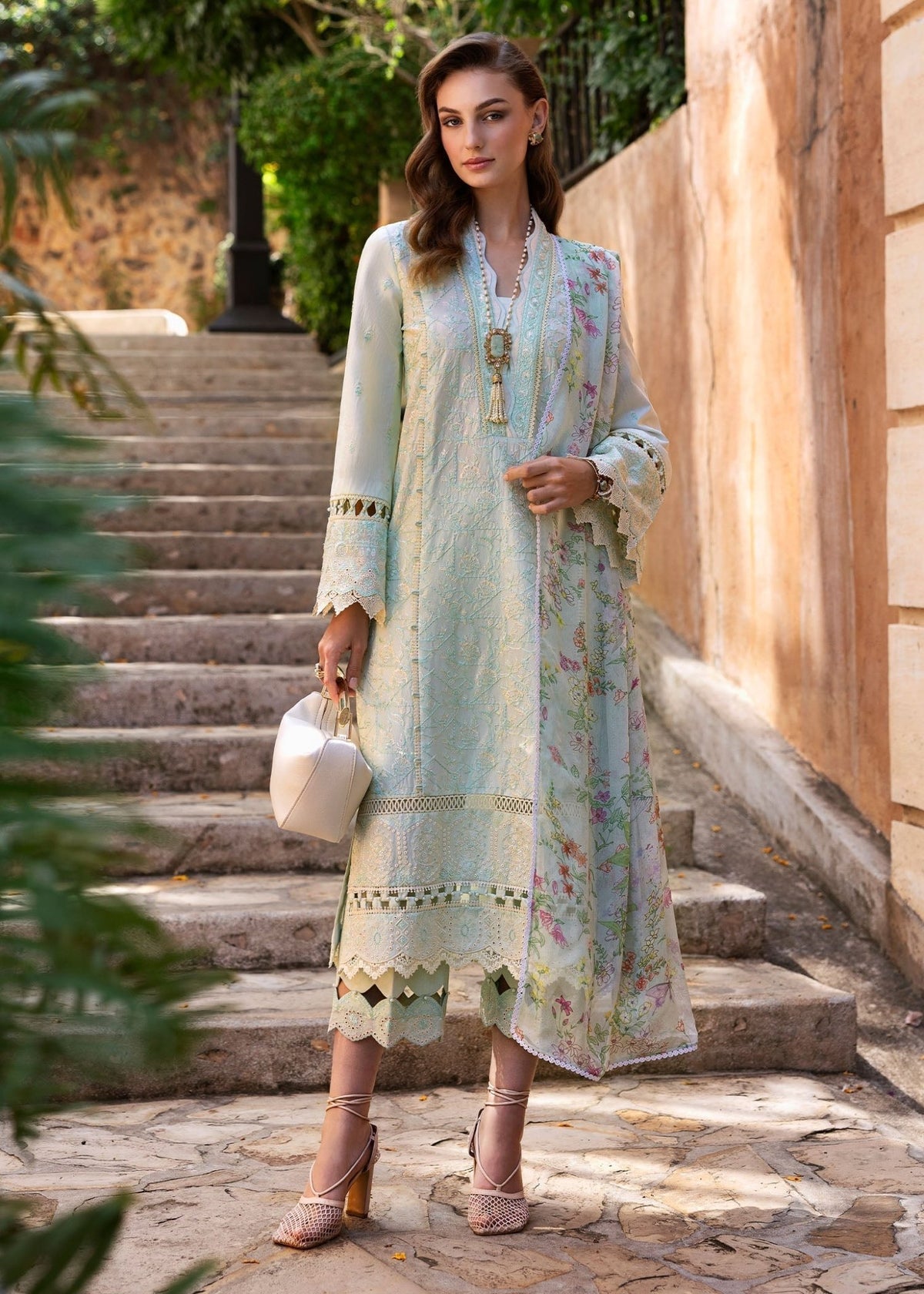 Kanwal Malik | Siena Pret | Mirel-Brand:Kanwal Malik-Type:Ladies Clothes-Mint-Lawn-House of Maryam- Buy in UK, USA