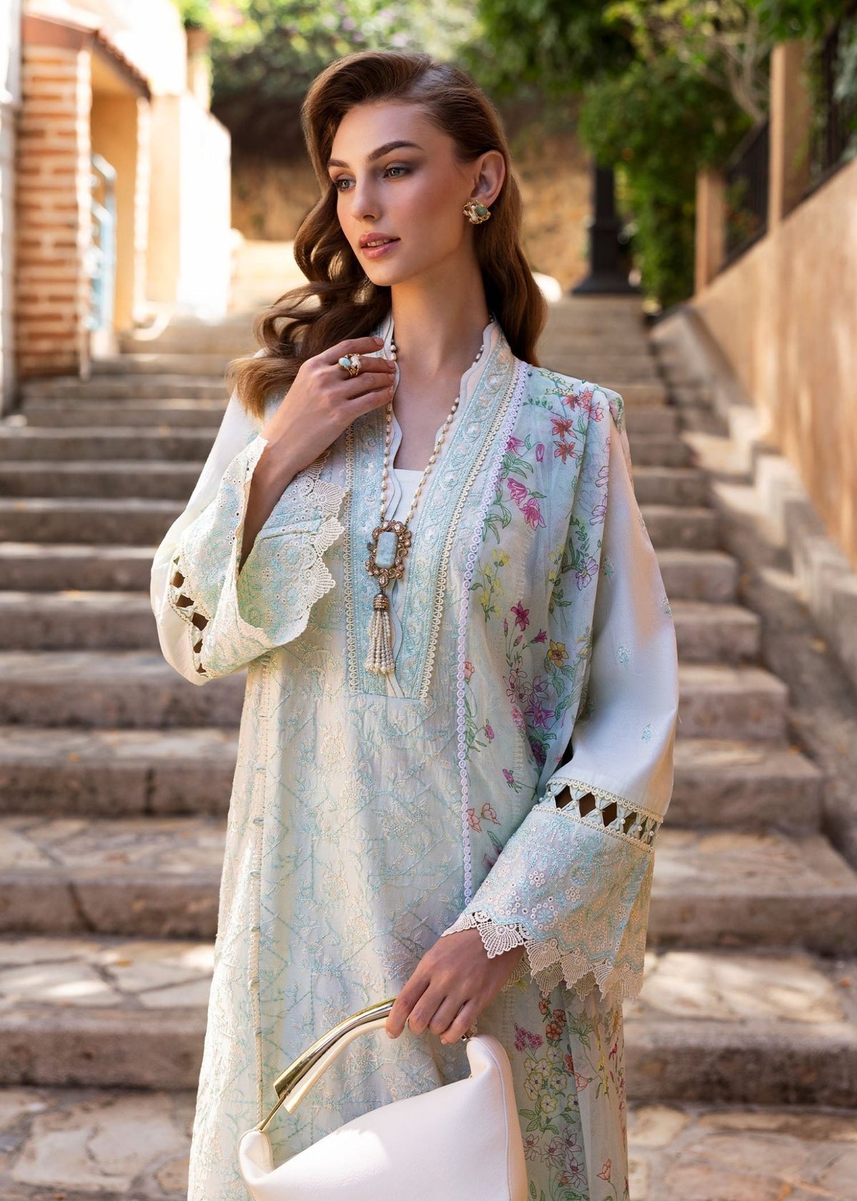 Kanwal Malik | Siena Pret | Mirel-Brand:Kanwal Malik-Type:Ladies Clothes-Mint-Lawn-House of Maryam- Buy in UK, USA