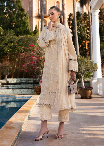 Kanwal Malik | Siena Pret | Sage-Brand:Kanwal Malik-Type:Ladies Clothes-Beige-Lawn-House of Maryam- Buy in UK, USA