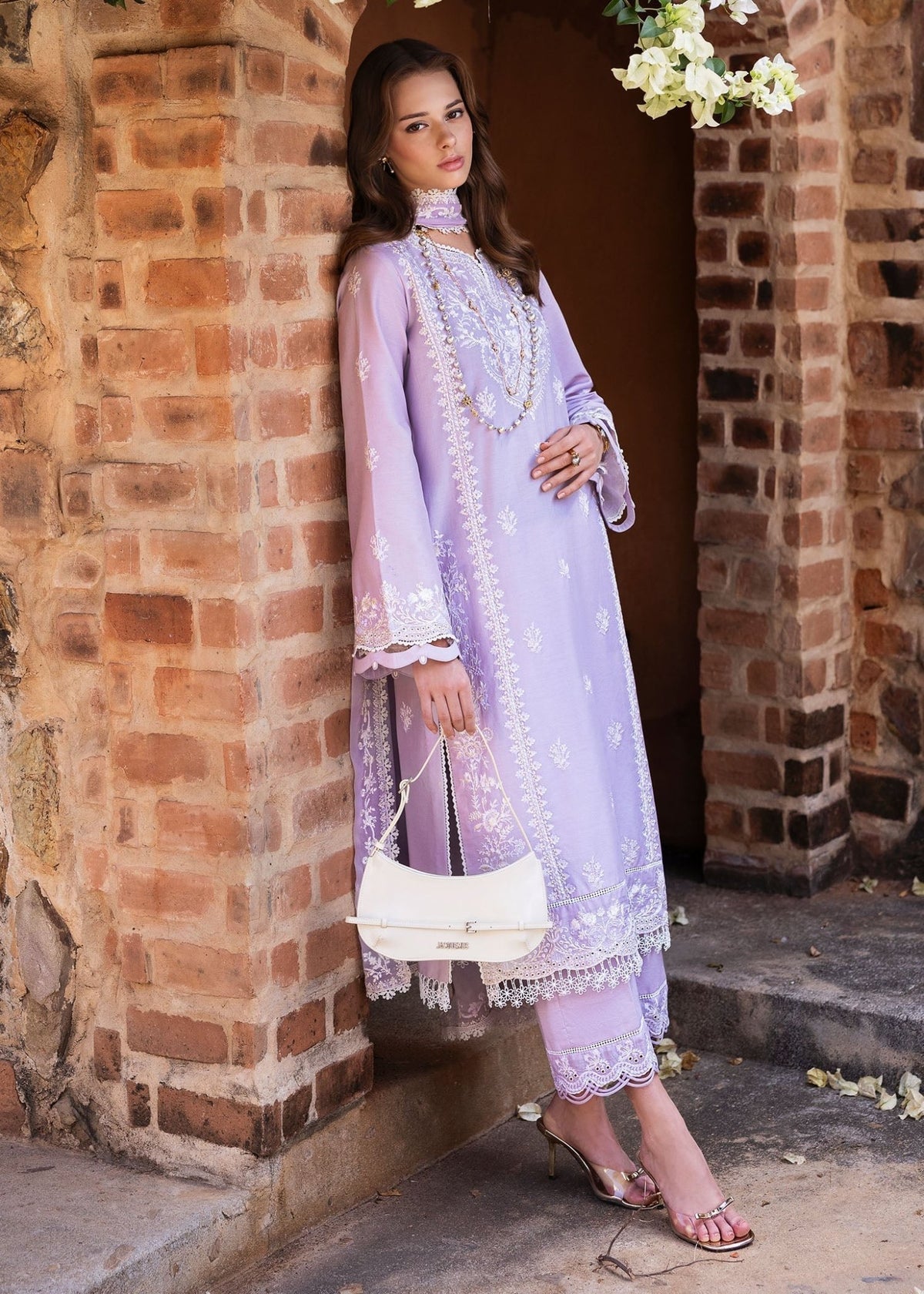 Kanwal Malik | Siena Pret | Zoe-Brand:Kanwal Malik-Type:Ladies Clothes-Lilac-Lawn-House of Maryam- Buy in UK, USA