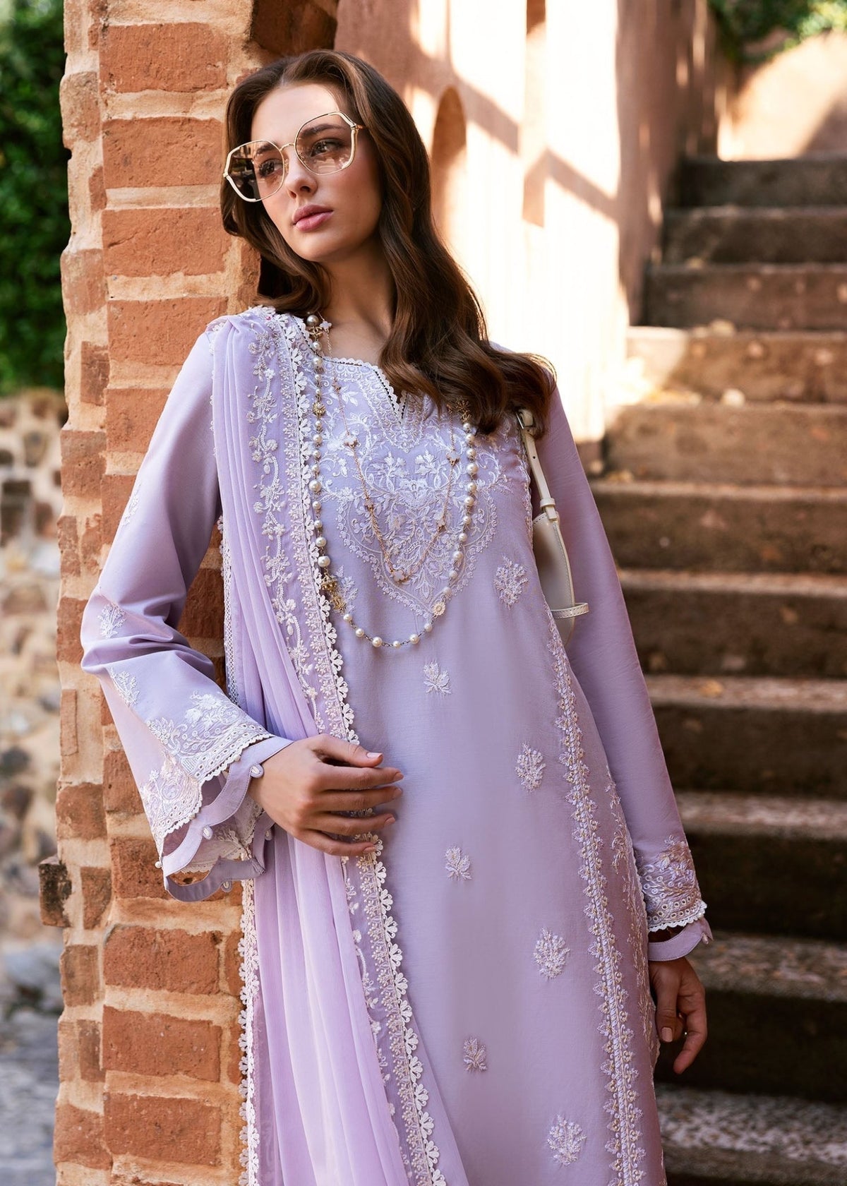 Kanwal Malik | Siena Pret | Zoe-Brand:Kanwal Malik-Type:Ladies Clothes-Lilac-Lawn-House of Maryam- Buy in UK, USA