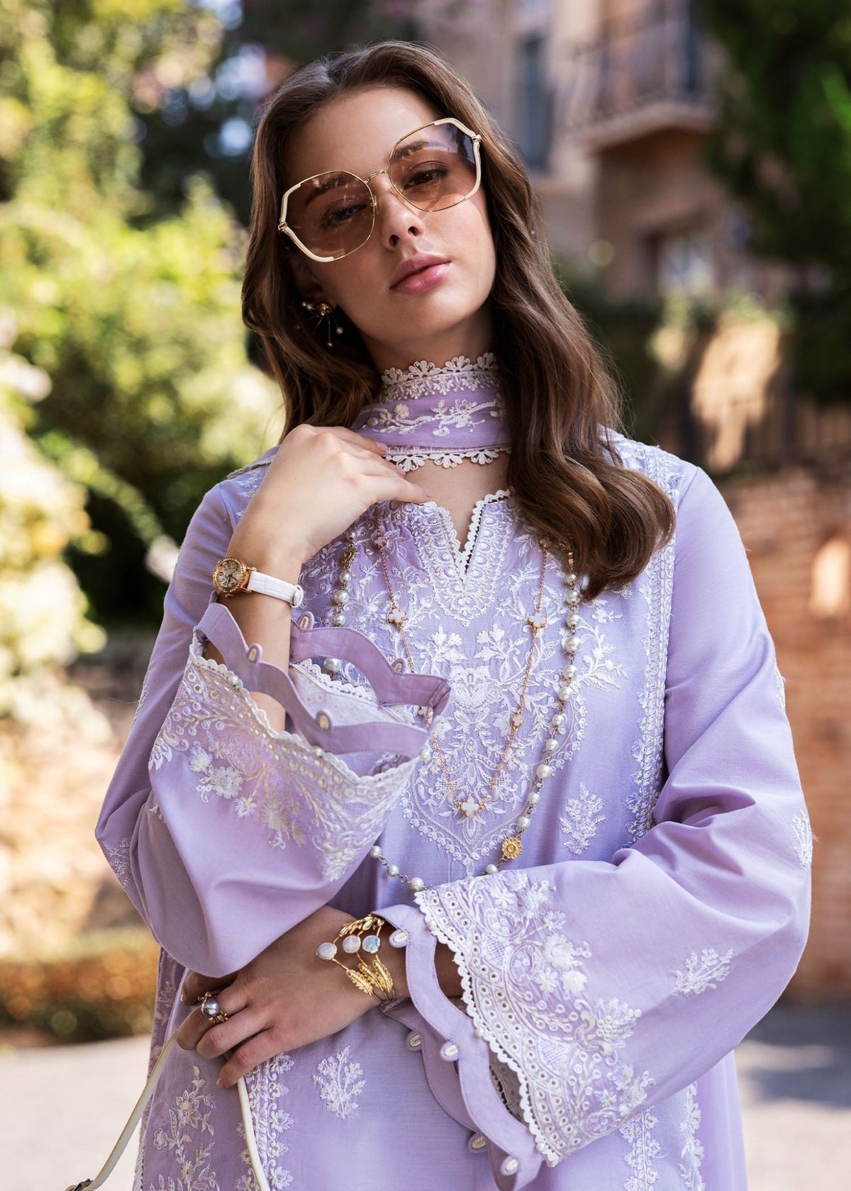 Kanwal Malik | Siena Pret | Zoe-Brand:Kanwal Malik-Type:Ladies Clothes-Lilac-Lawn-House of Maryam- Buy in UK, USA