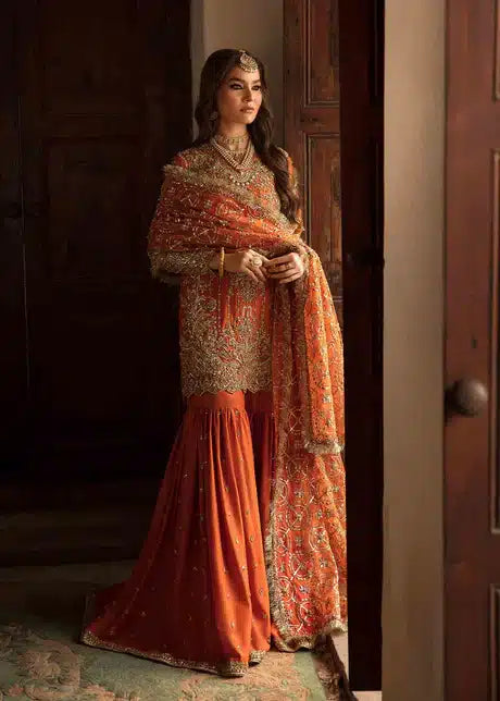 Kanwal Malik | Angana Luxury Formals 23 | Naranji -  Kanwal Malik Bridal - Original Designer Dress - House of Maryam