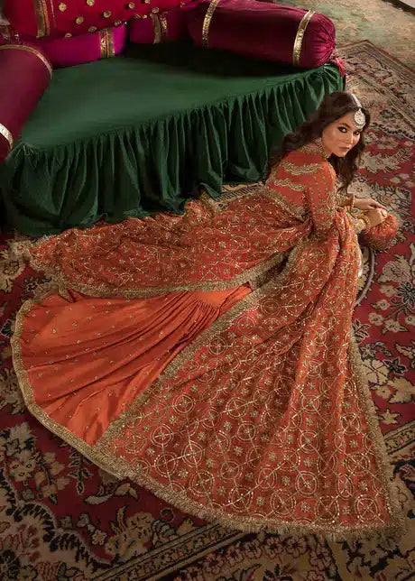 Kanwal Malik | Angana Luxury Formals 23 | Naranji -  Kanwal Malik Bridal - Original Designer Dress - House of Maryam