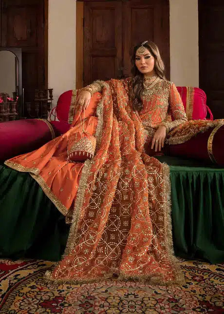 Kanwal Malik | Angana Luxury Formals 23 | Naranji by Designer Kanwal Malik - House of Maryam - Pakistani Designer Ethnic Wear in {{ shop.shopifyCountryName }}