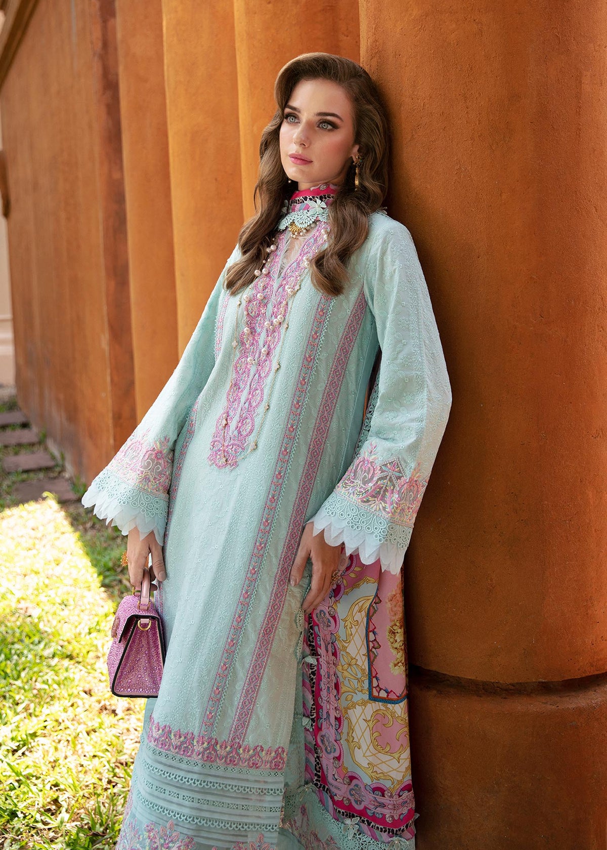 Kanwal Malik | Sareen Luxury Lawn 24 | Lilly -  Kanwal Malik Luxury - Original Designer Dress - House of Maryam