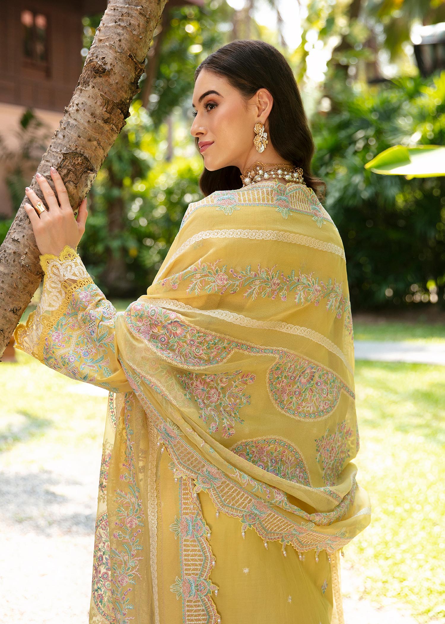 Kanwal Malik | Sareen Luxury Lawn 24 | Vanessa by Designer Kanwal Malik - House of Maryam - Pakistani Designer Ethnic Wear in {{ shop.shopifyCountryName }}