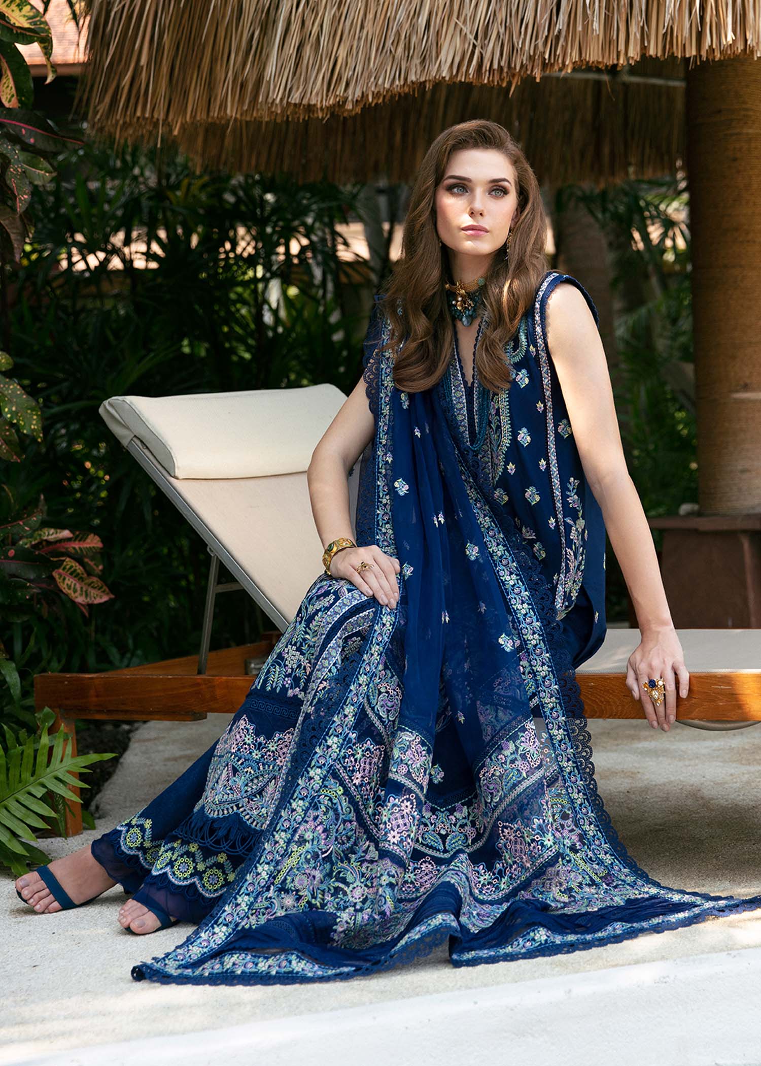Kanwal Malik | Sareen Luxury Lawn 24 | Rohma -  Kanwal Malik Luxury -  House of Maryam