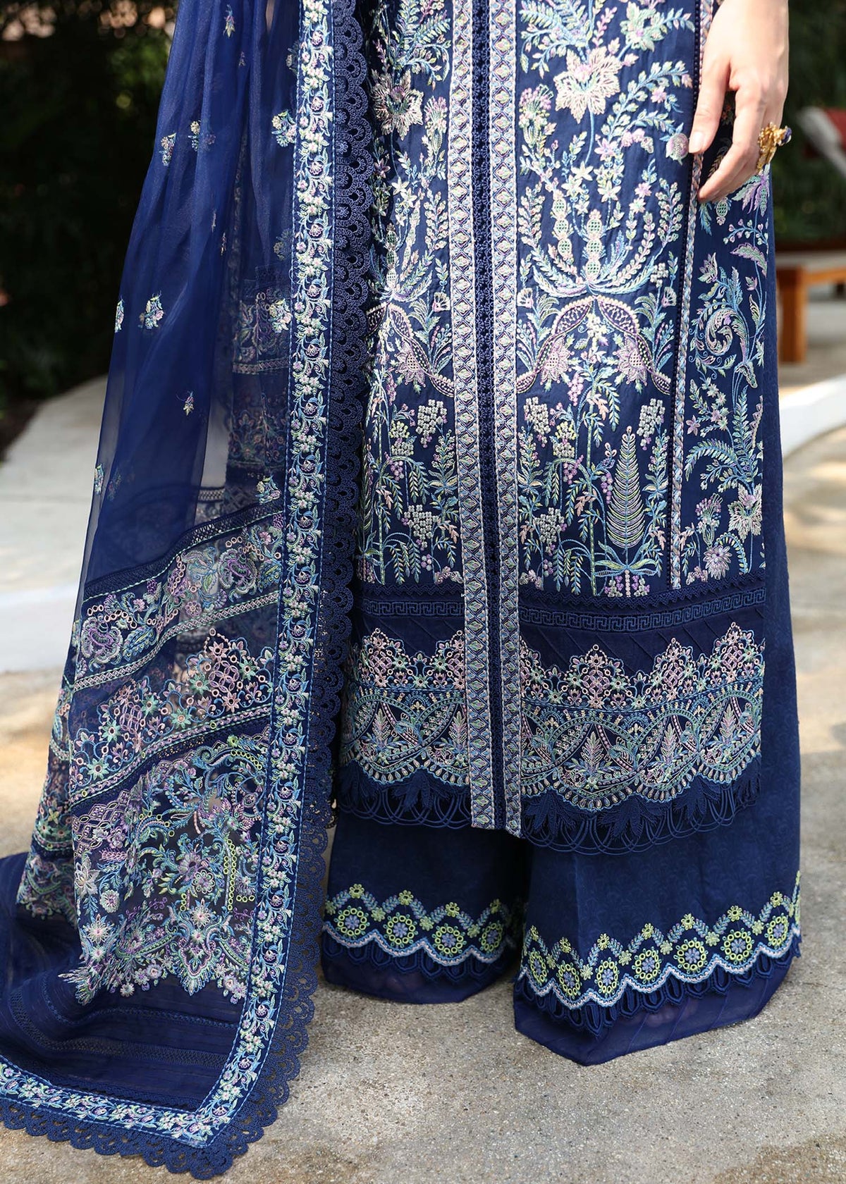 Kanwal Malik | Sareen Luxury Lawn 24 | Rohma -  Kanwal Malik Luxury - Original Designer Dress - House of Maryam