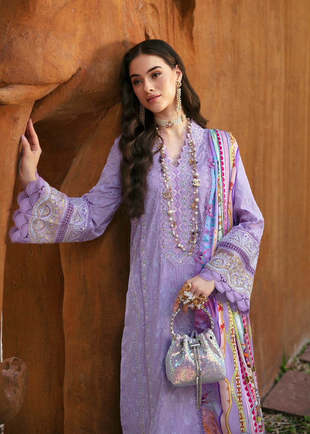 Kanwal Malik | Sareen Luxury Lawn 24 | Capri -  Kanwal Malik Luxury - Original Designer Dress - House of Maryam