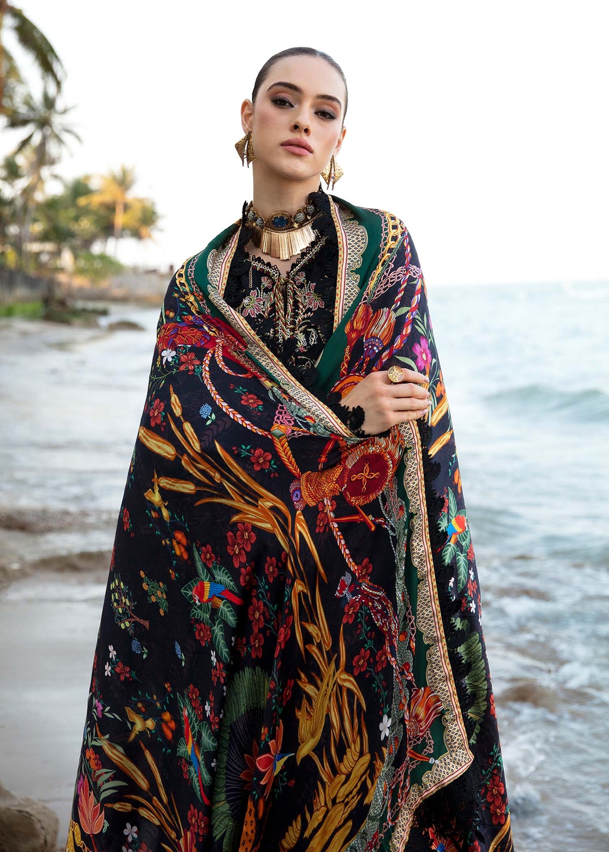 Kanwal Malik | Sareen Luxury Lawn 24 | Gloria -  Kanwal Malik Luxury - Original Designer Dress - House of Maryam