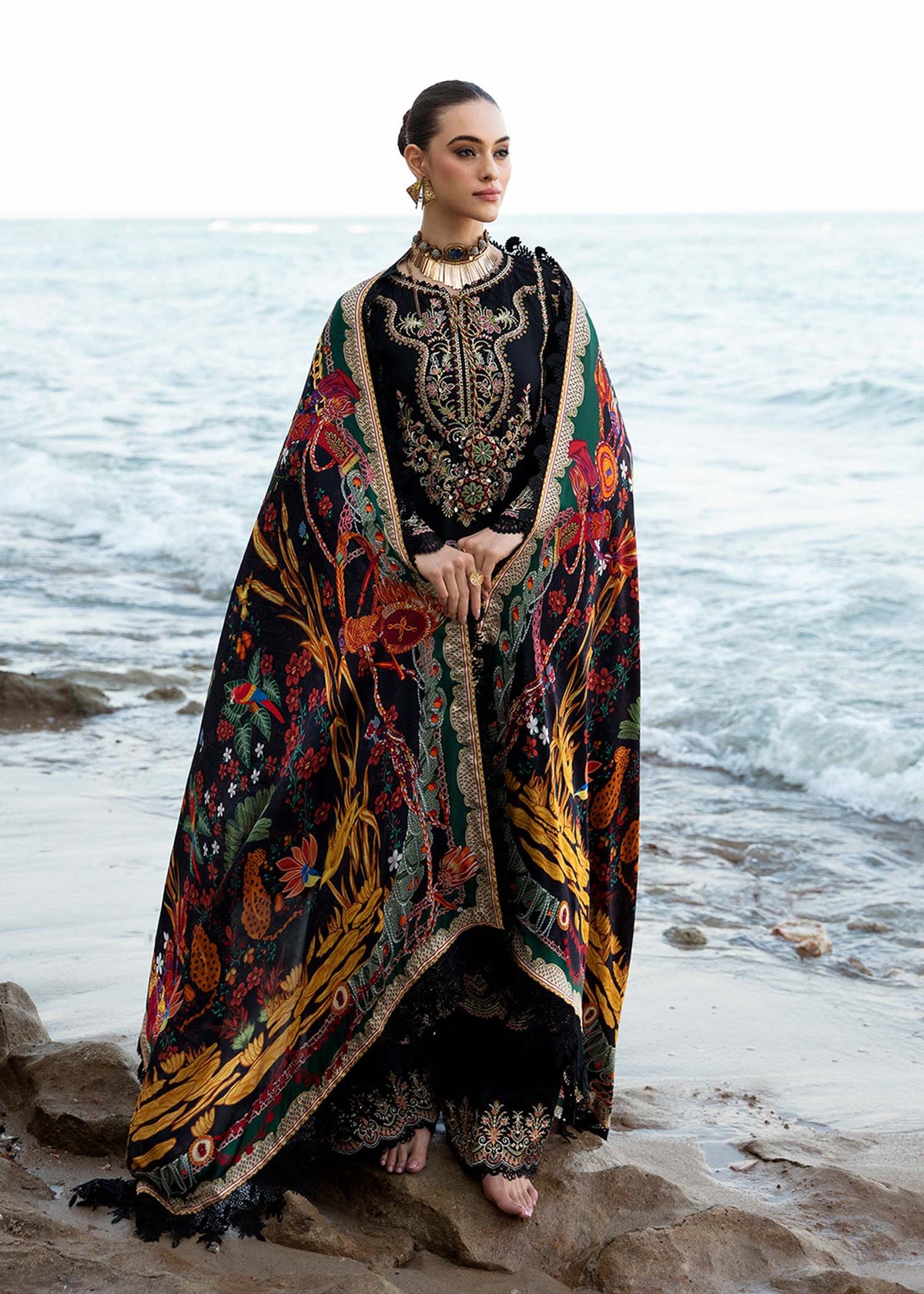 Kanwal Malik | Sareen Luxury Lawn 24 | Gloria -  Kanwal Malik Luxury - Original Designer Dress - House of Maryam