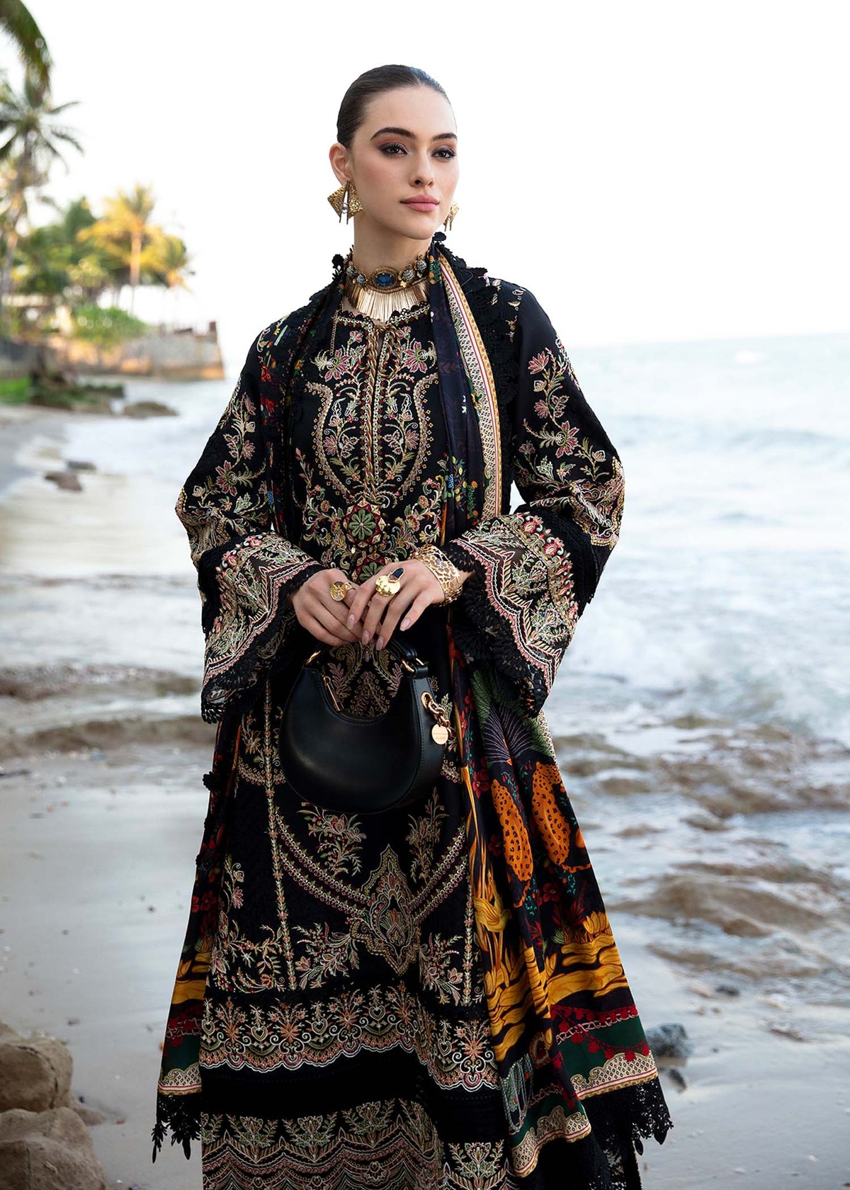 Kanwal Malik | Sareen Luxury Lawn 24 | Gloria -  Kanwal Malik Luxury - Original Designer Dress - House of Maryam