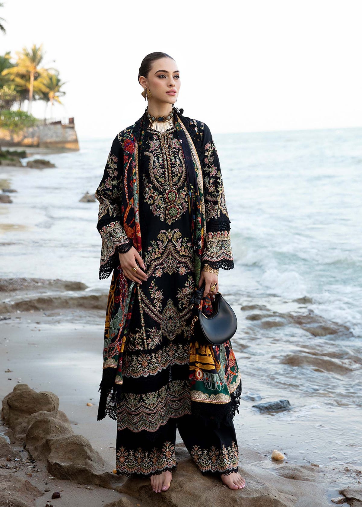 Kanwal Malik | Sareen Luxury Lawn 24 | Gloria -  Kanwal Malik Luxury - Original Designer Dress - House of Maryam