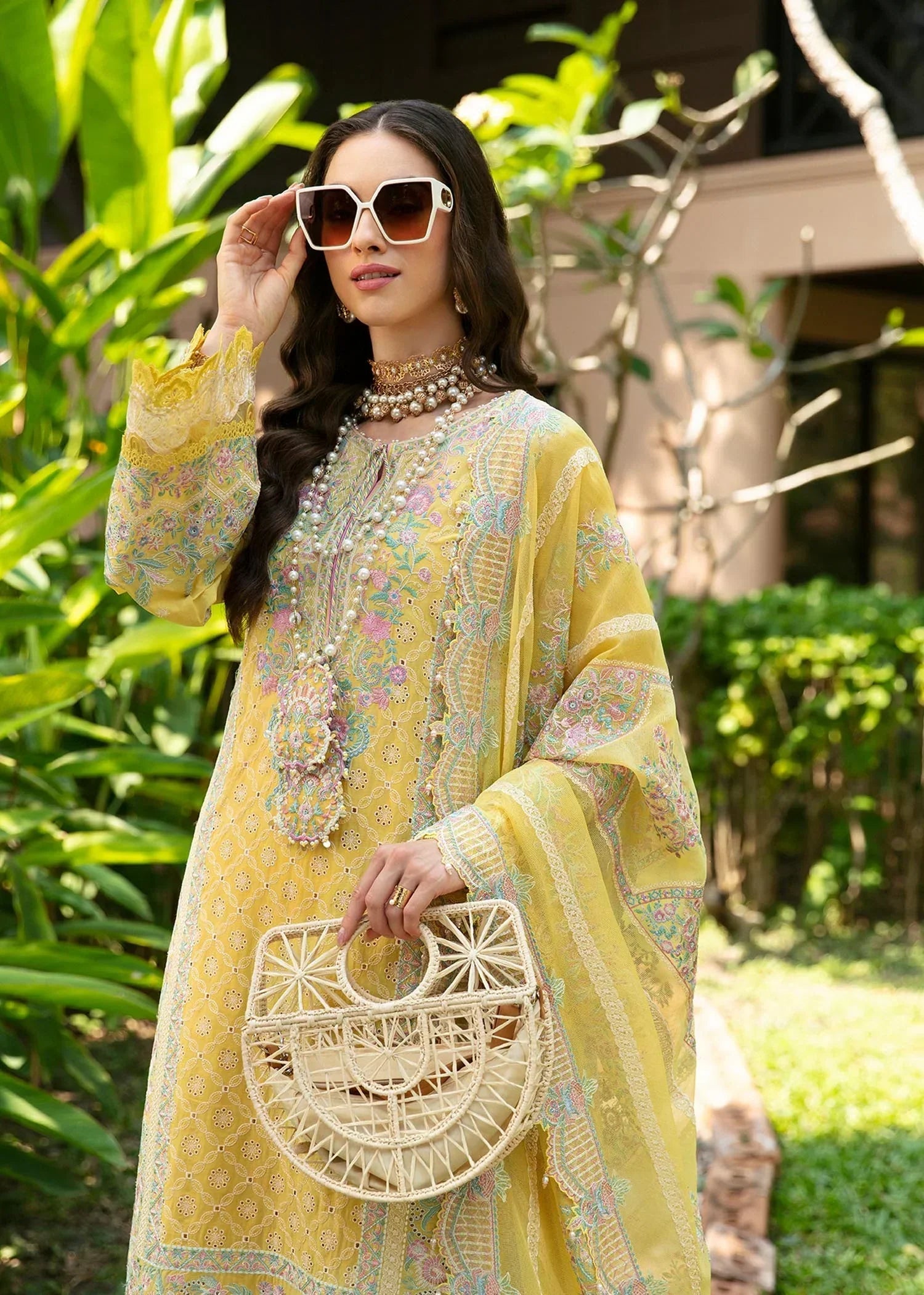 Kanwal Malik | Sareen Luxury Lawn 24 | Vanessa by Designer Kanwal Malik - House of Maryam - Pakistani Designer Ethnic Wear in {{ shop.shopifyCountryName }}