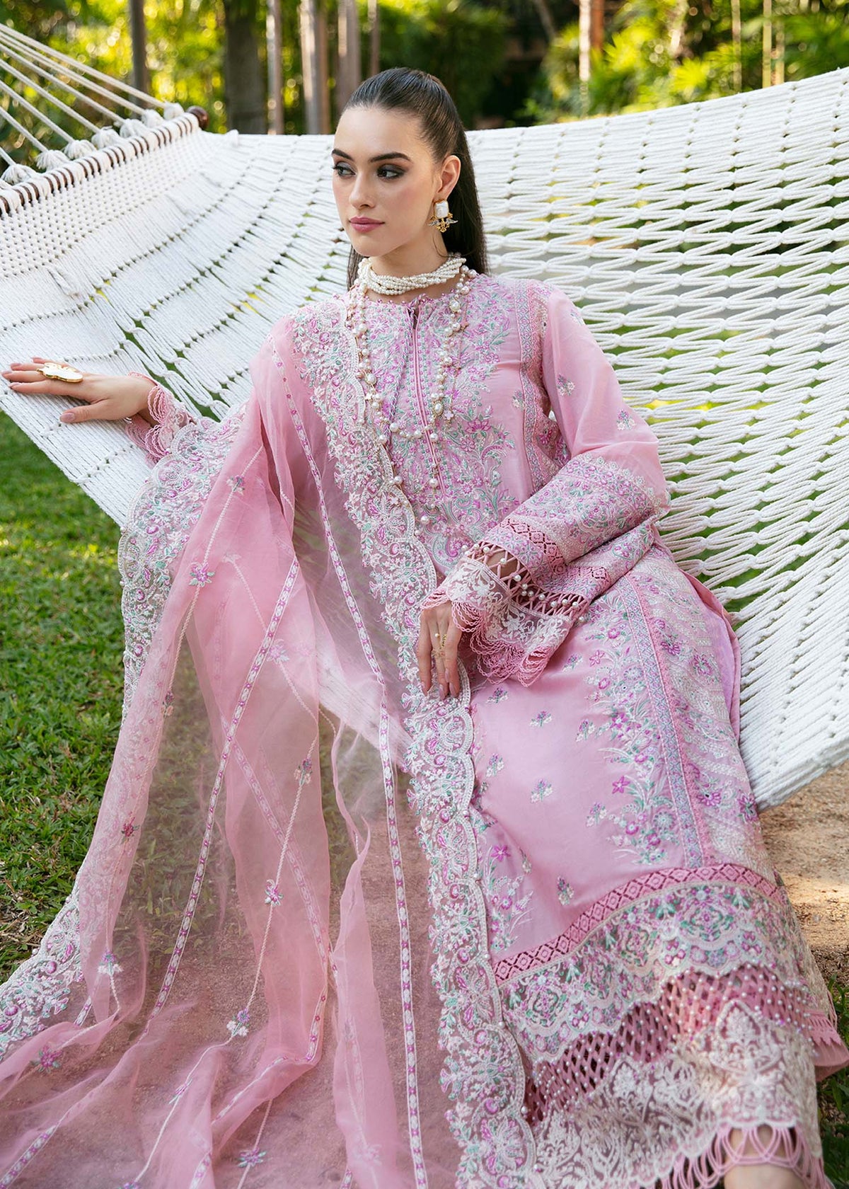 Kanwal Malik | Sareen Luxury Lawn 24 | Misty -  Kanwal Malik Luxury - Original Designer Dress - House of Maryam