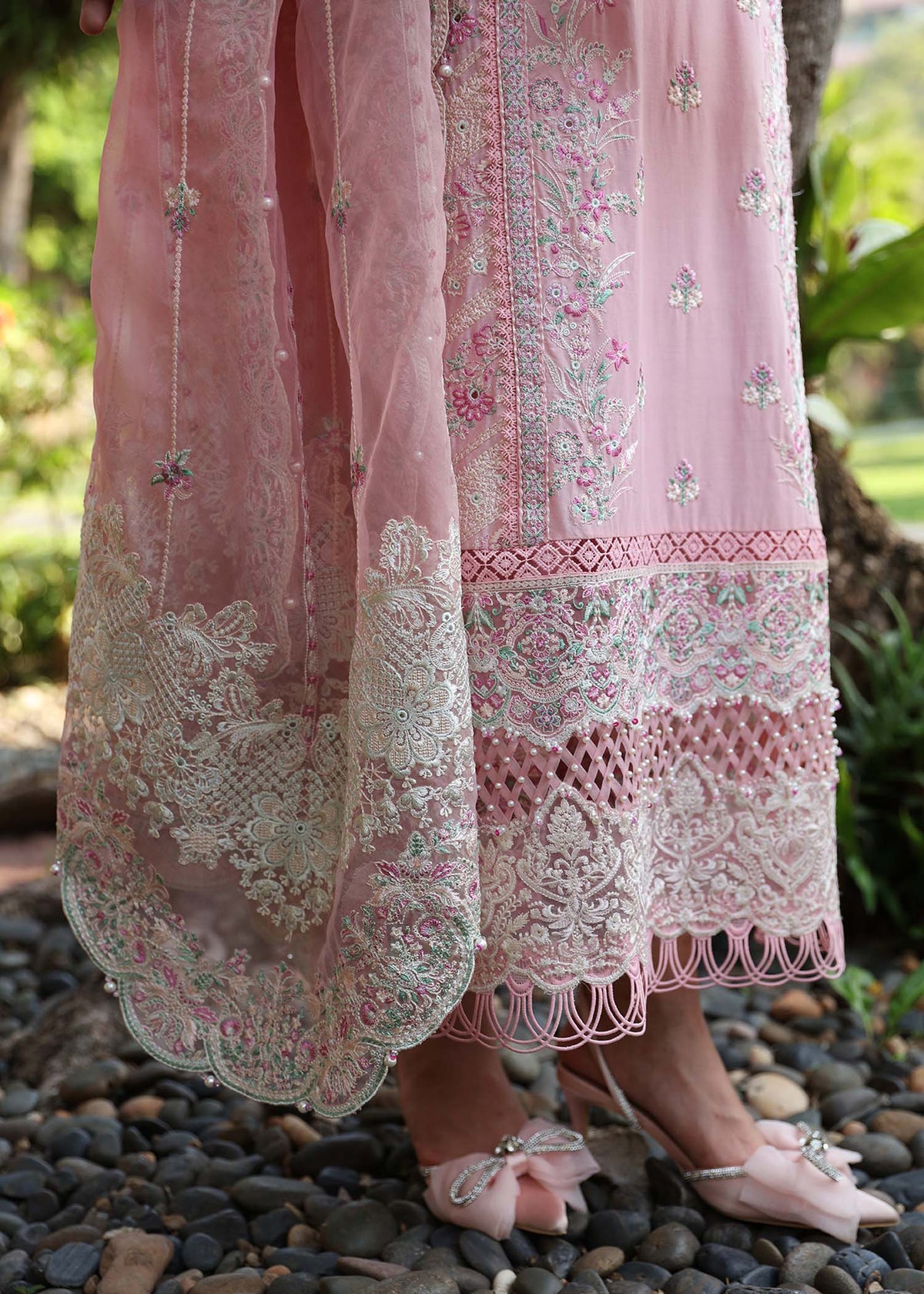 Kanwal Malik | Sareen Luxury Lawn 24 | Misty -  Kanwal Malik Luxury - Original Designer Dress - House of Maryam