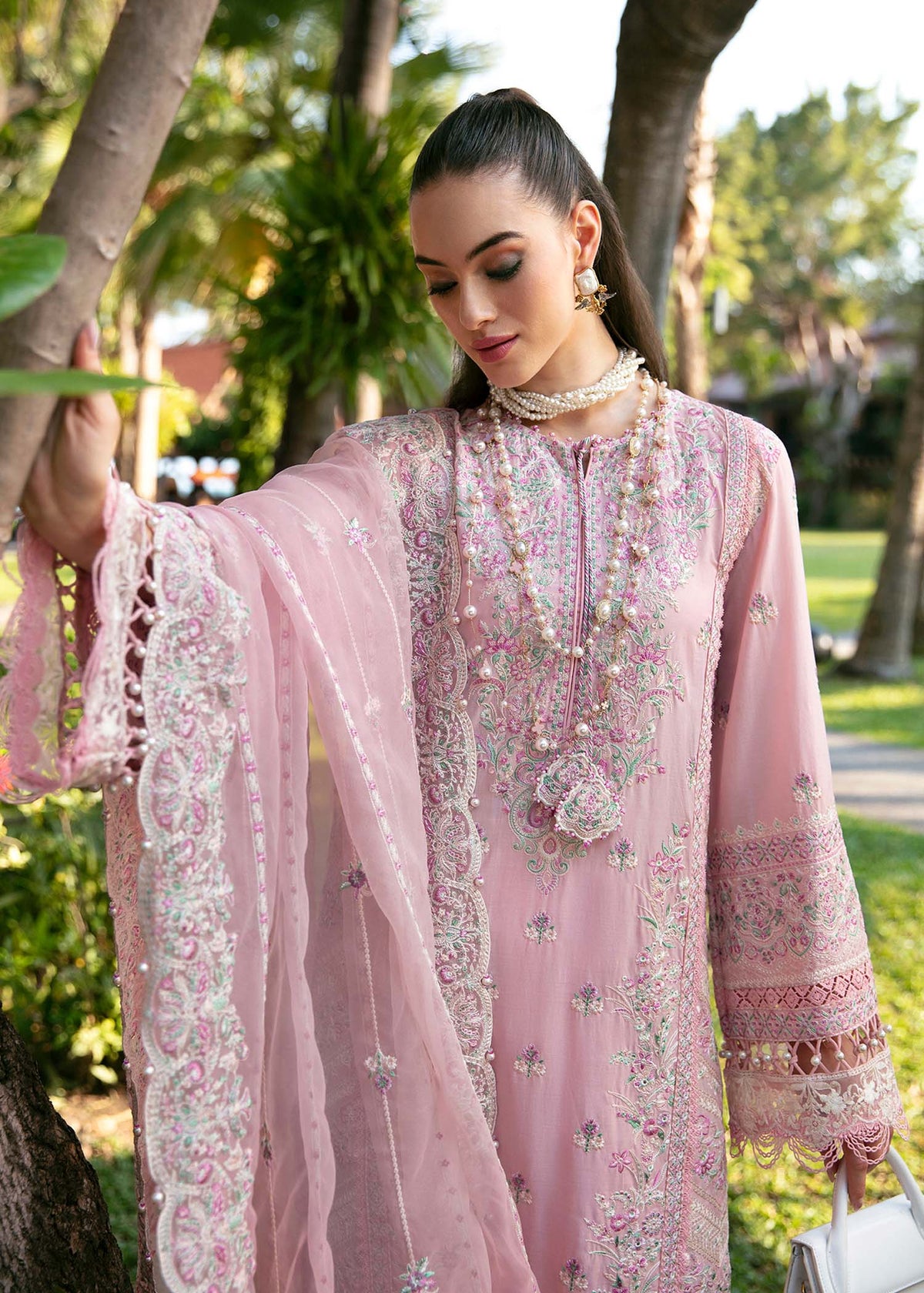 Kanwal Malik | Sareen Luxury Lawn 24 | Misty -  Kanwal Malik Luxury - Original Designer Dress - House of Maryam