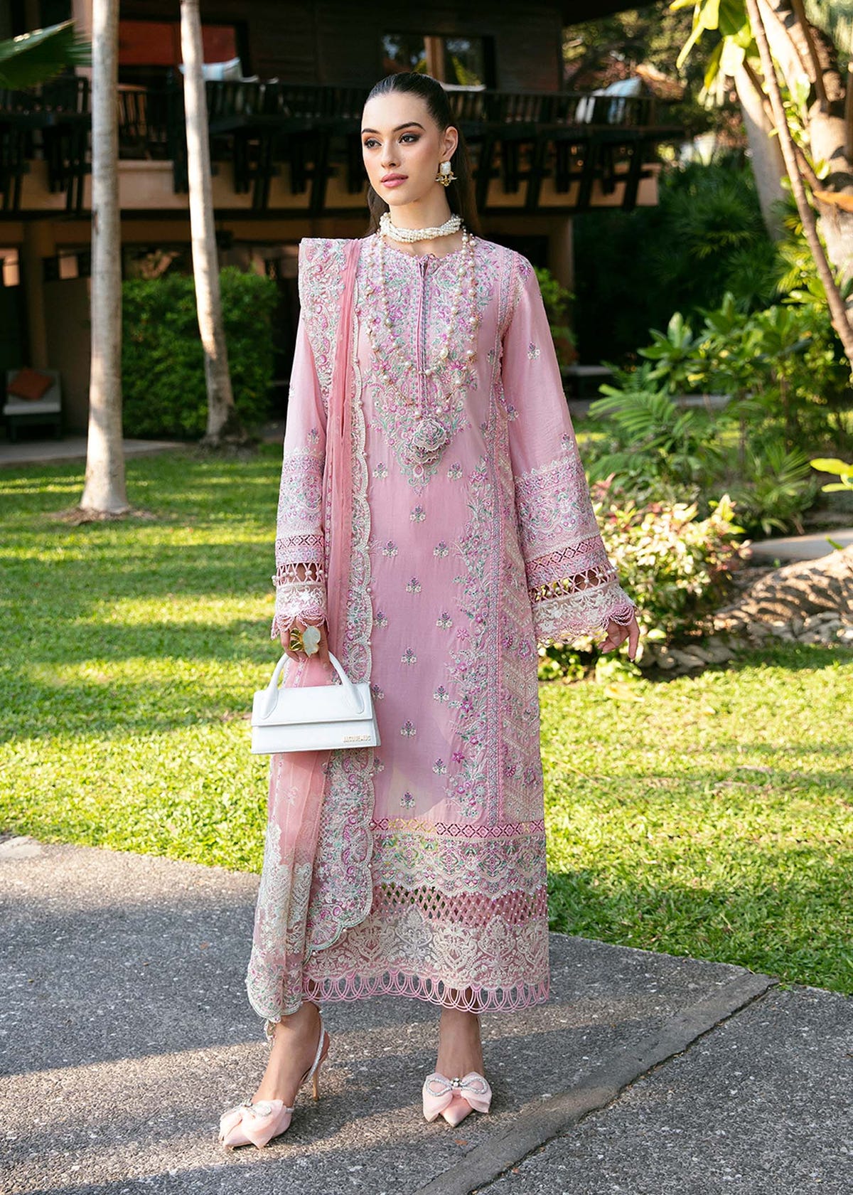 Kanwal Malik | Sareen Luxury Lawn 24 | Misty -  Kanwal Malik Luxury - Original Designer Dress - House of Maryam
